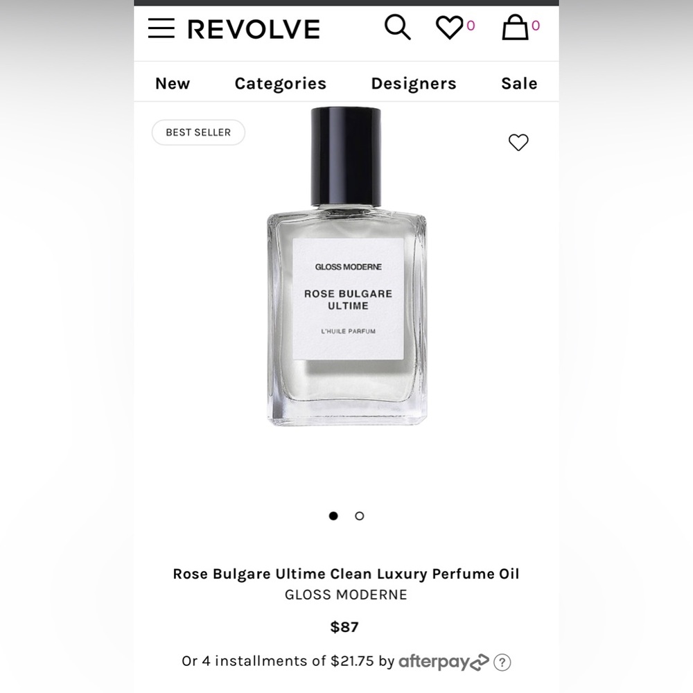 Rose Bulgare Ultime Clean Luxury Perfume Oil